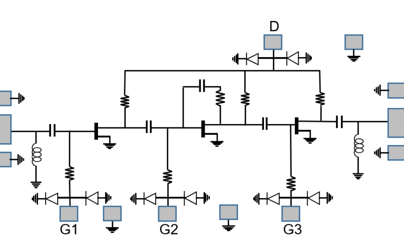 CHA2352 UMS LNA with variable Gain Control