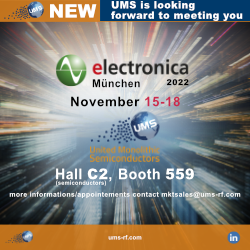 United monolithic semiconductors, will be shocasing its expertise at the electronica fair in München