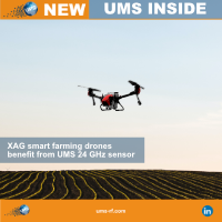 UMS offers wide range capabilities for smart farming drones