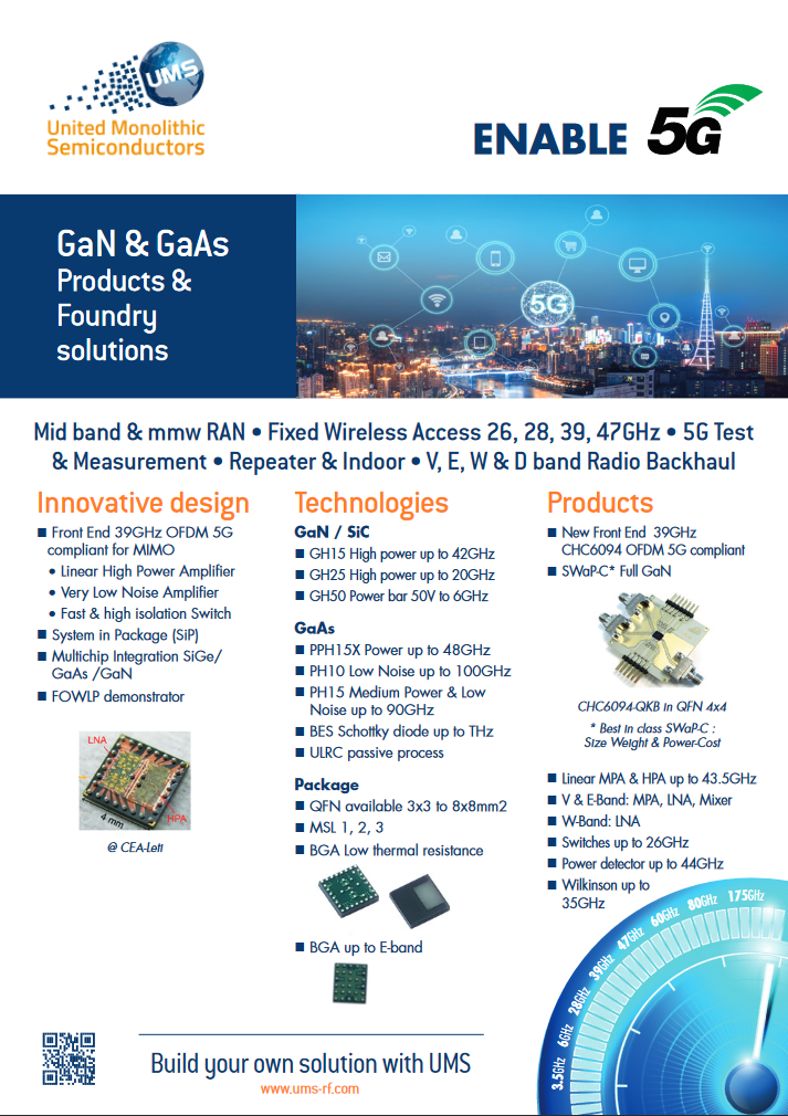 Flyer 5G UMS solutions