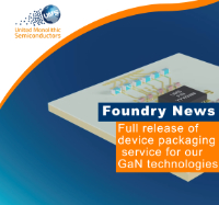 Full release of device packaging service for our GaN technologies